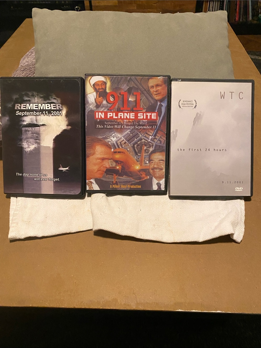 3-Disc 9/11 Documentary DVD Lot - Black & White Covers